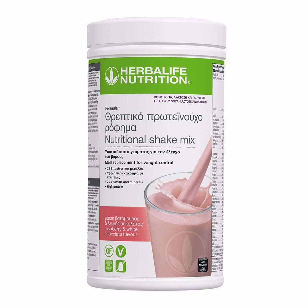 Formula 1 Free From – Βατόμουρο & Λευκή Σοκολάτα 500g